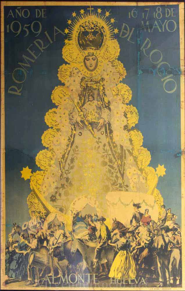 Romería de Nuestra Señora del Rocío 1959 El Rocío